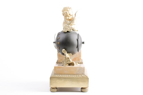 Lot 415 - A late 19th century French marble and ormolu...
