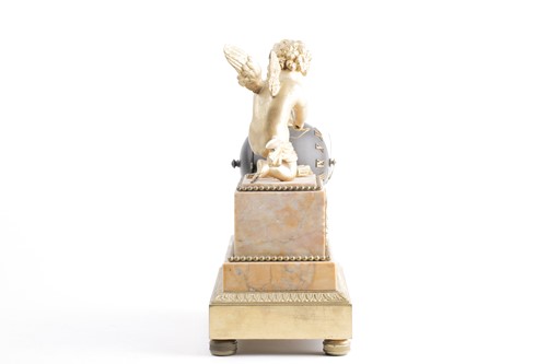 Lot 415 - A late 19th century French marble and ormolu...