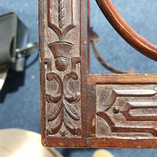 Lot 153 - A Chinese Chippendale style carved mahogany,...