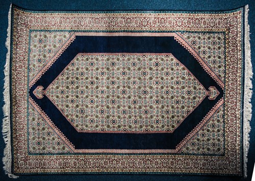 Lot 313 - A 20th century Senneh style ,silk on silk rug,...