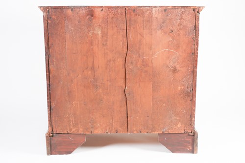 Lot 95 - An early 18th century walnut chest of drawers...