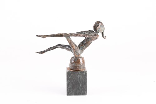Lot 315 - A 20th century school abstract, patinated...