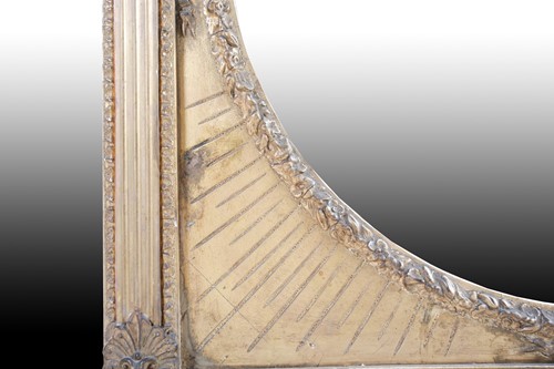 Lot 100 - A Regency style gilt framed overmantel mirror,...