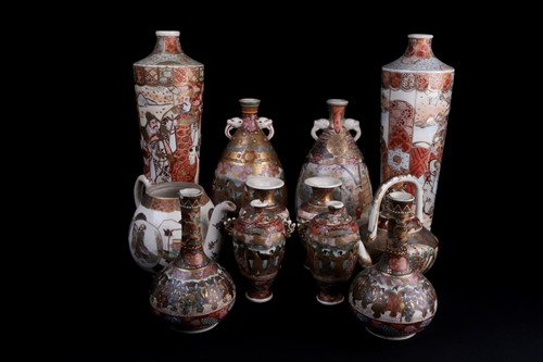 Lot 177 - A Japanese Meiji period Satsuma globular vase...