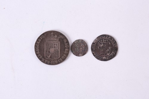 Lot 300 - A Henry III short cross penny, an Elizabeth I...