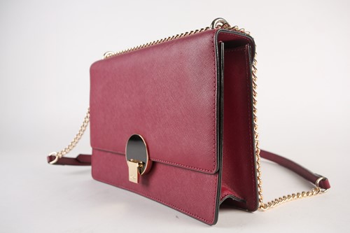 Lot 509 - Vivienne Westwood; A burgundy leather Balmoral-...