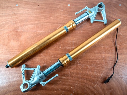 Lot 20 - A pair of BMW S1000RR front suspension forks.