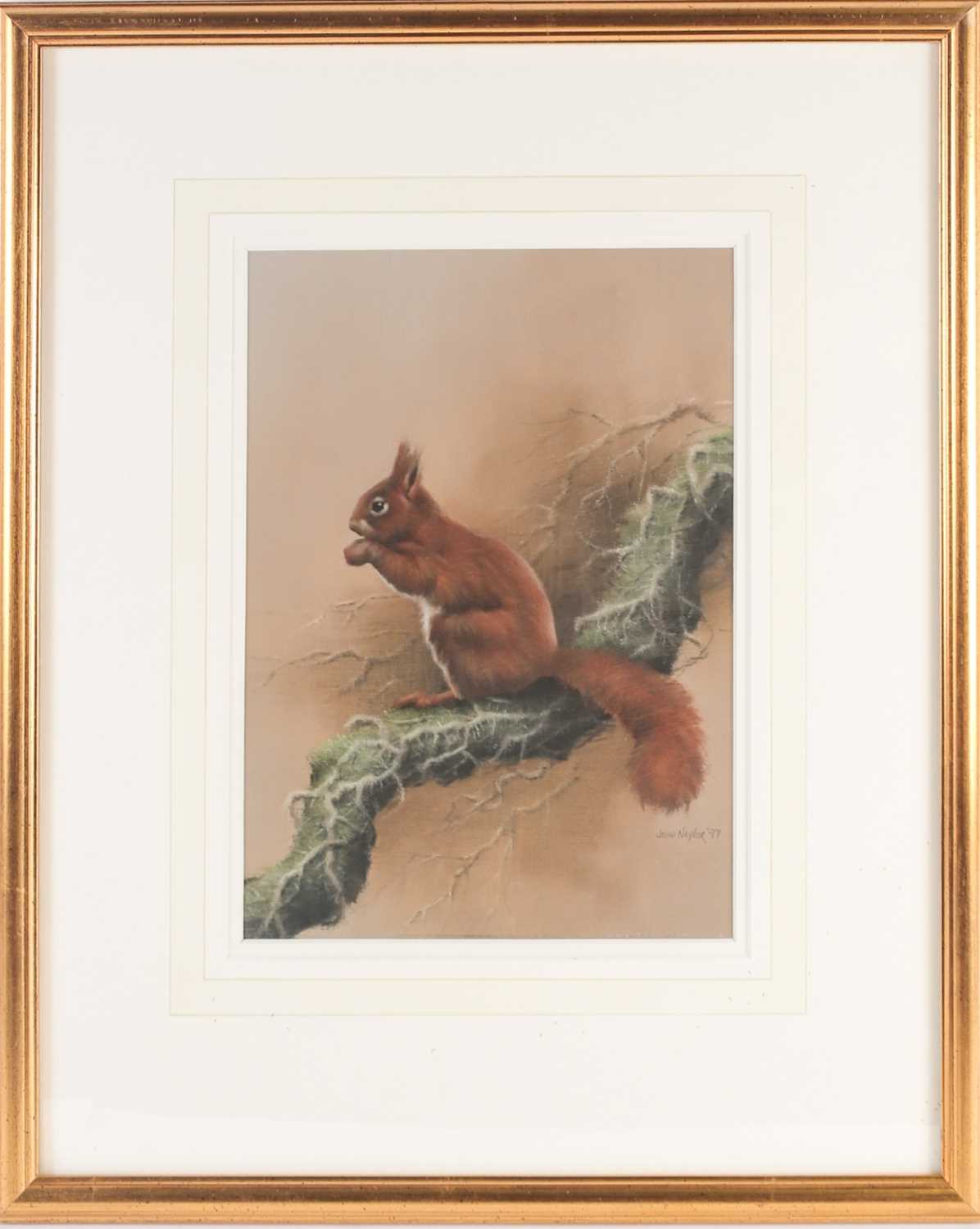 Lot 67 - John Naylor (b.1960) British, a red squirrel...