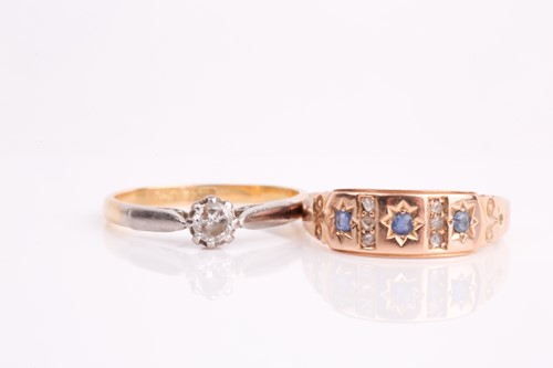 Lot 133 - A single stone diamond ring, the brilliant cut...
