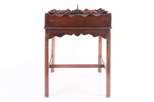 Lot 251 - A George III mahogany butler's three-section...