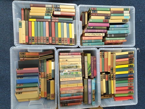 Lot 361 - A large quantity of books, contained in five...