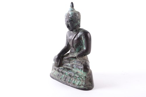 Lot 224 - A probably Northern Indian bronze figure of a...
