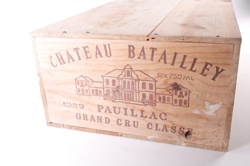Lot 344 - Twelve bottles of 1989 Chateau Batailley...
