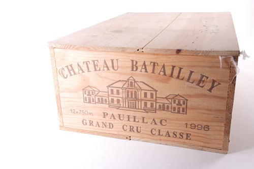 Lot 346 - Twelve bottles of 1996 Chateau Batailley...