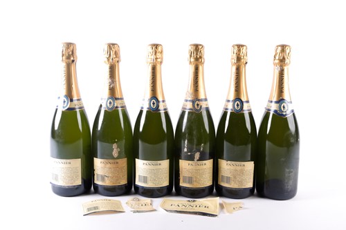 Lot 354 - Six bottles of Pannier Champagne.