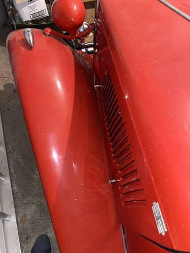 Lot 328 - A 1953 red MG TD motor car, Registration: NLO...