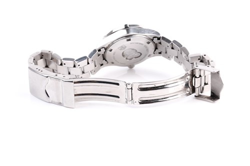 Lot 455 - A Tag Heuer Aquaracer ladies stainless steel...