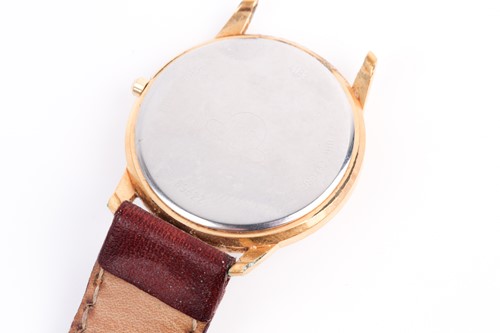 Lot 468 - A Maurice Lecroix gold plated wristwatch, the...