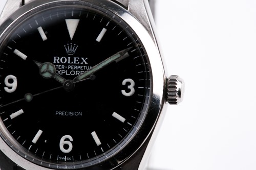 Lot 634 - A 1967 Rolex Explorer ref. 5500 stainless...