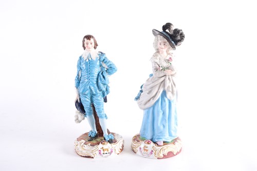 Lot 432 - A pair of 19th century Charenton porcelain...