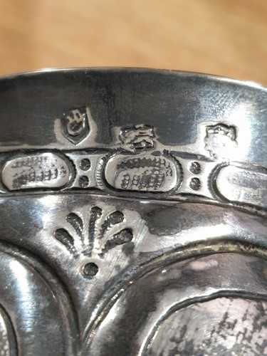 Lot 329 - A Charles II silver footed porringer, London...