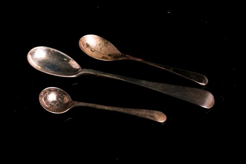 Lot 531 - Four assorted silver cruets, various dates and...