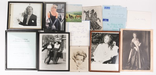 Lot 390 - A collection of 20th century signed celebrity...