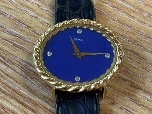 Lot 460 - Piaget. A ladies 18ct yellow gold wristwatch,...