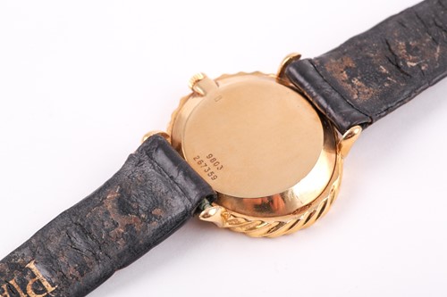 Lot 460 - Piaget. A ladies 18ct yellow gold wristwatch,...