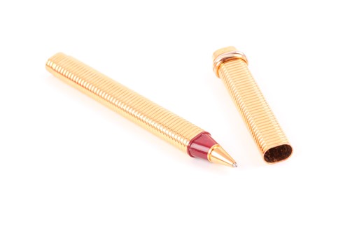 Lot 510 - A Cartier Must de Cartier ball-point pen, the...