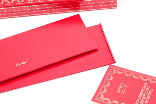 Lot 510 - A Cartier Must de Cartier ball-point pen, the...
