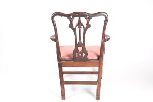 Lot 290 - A George III, "Chippendale" style mahogany...