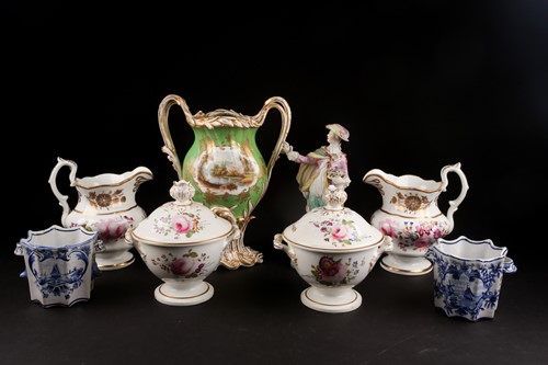 Lot 439 - A pair of 19th century Bloor Derby porcelain,...