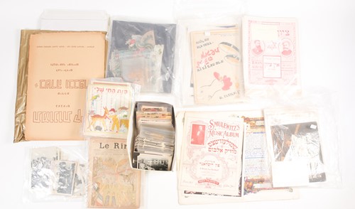 Lot 411 - A large collection of Judaica items,...
