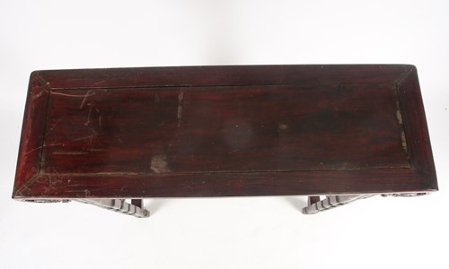 Lot 237 - A 20th century Chinese hardwood altar table,...
