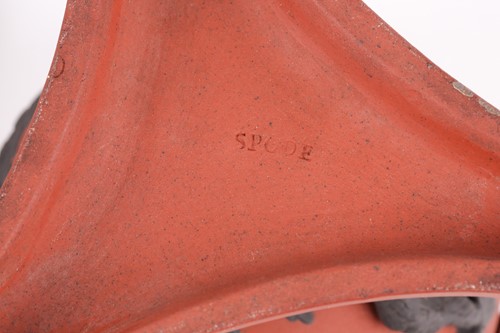 Lot 445 - An early 19th century Spode "Rosso Antico"...