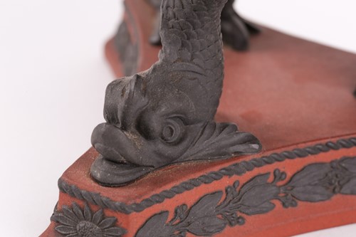 Lot 445 - An early 19th century Spode "Rosso Antico"...