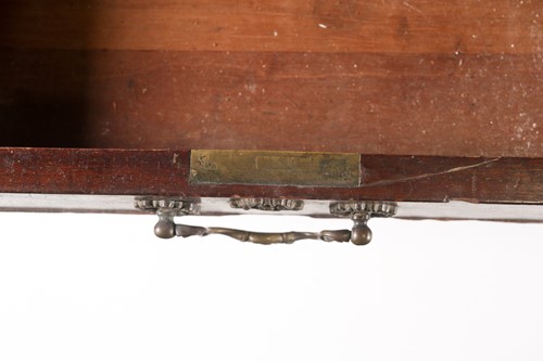 Lot 295 - A George III style, mahogany two flap sofa...