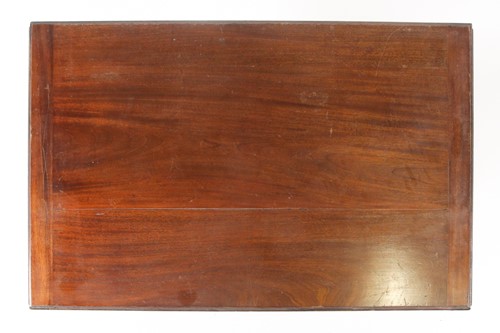 Lot 295 - A George III style, mahogany two flap sofa...