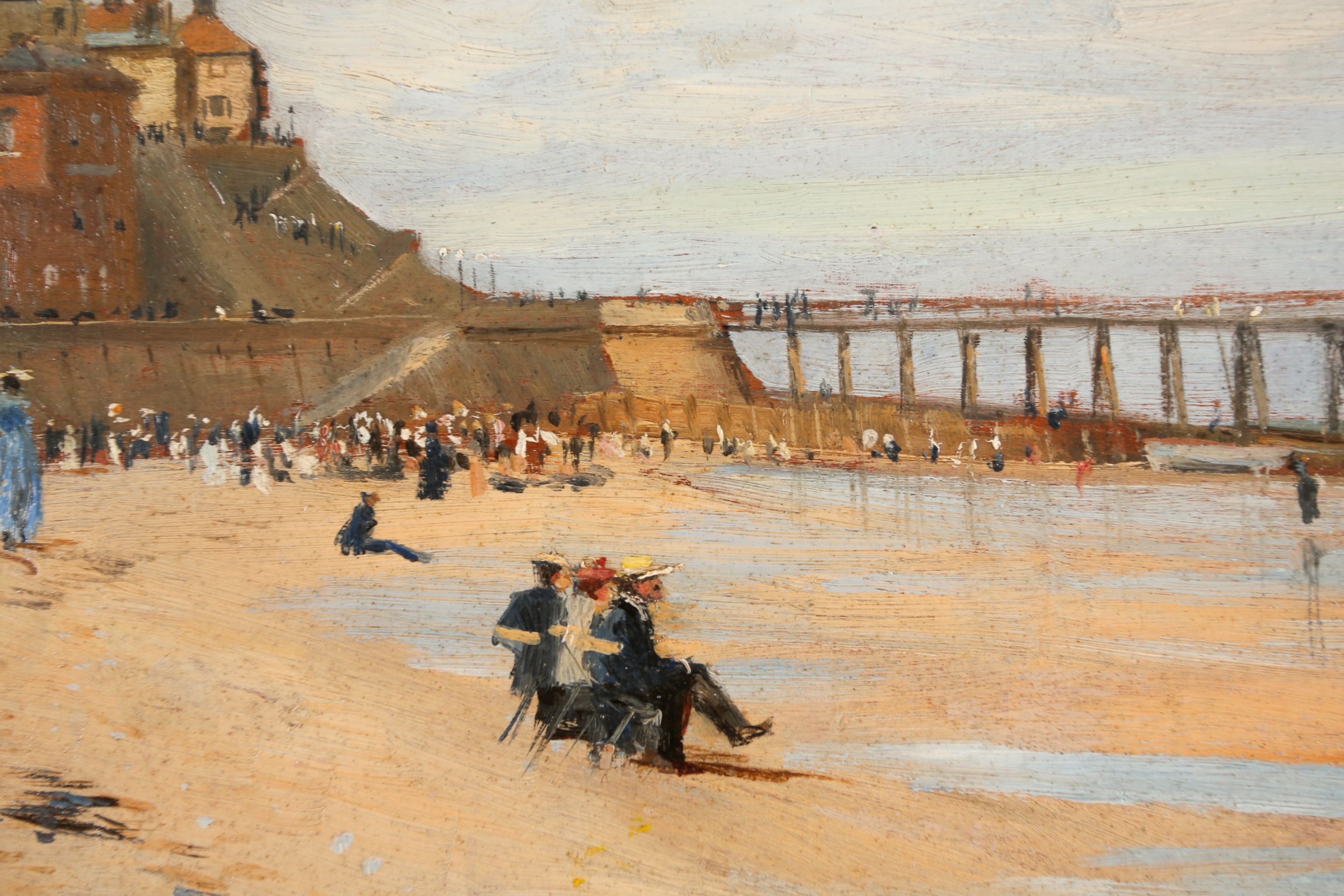 FRANK LEWIS EMANUEL (1865-1948) Petit dessin au crayon PAYSAGE DE VILLE