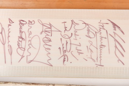 Lot 412 - A multi-signed cricket bat from the MCC Tour...