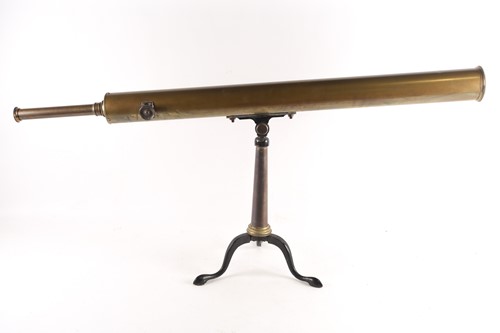 Lot 415 - A 19th-century brass, rack, and pinion...