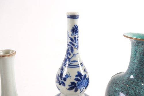 Lot 169 - Kangxi and Qianlong period vases, comprising a...