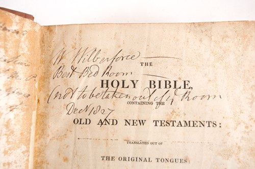 Lot 340 - William Wilberforce (1759-1833), The Holy...