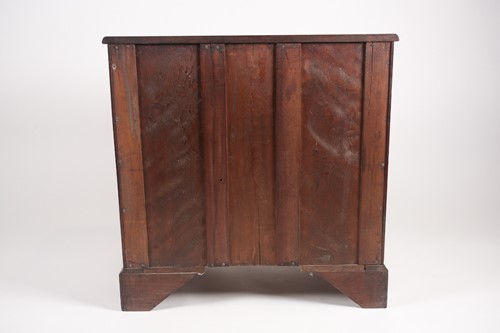 Lot 210 - A George III style, mahogany commode chest of...
