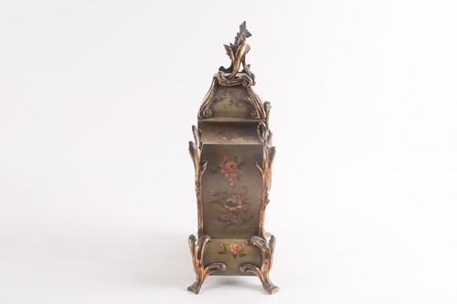 Lot 420 - A 19th century Japy Freres cartouch form...