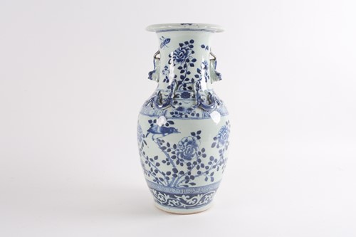 Lot 9 - A Chinese,Qing dynasty blue and white...