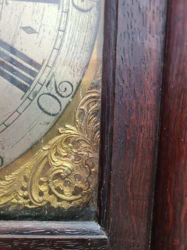 Lot 421 - A late 18th century 30hr longcase clock with...