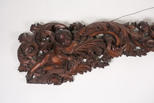 Lot 406 - A 19th century, South European carved and...