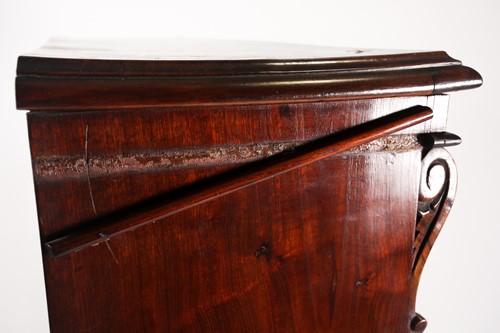 Lot 216 - A Victorian figured walnut open bookcase with...